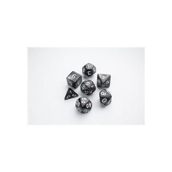 Gamegenic - Galaxy Series - Moon - RPG Dice Set (7pcs)-GGS50014ML