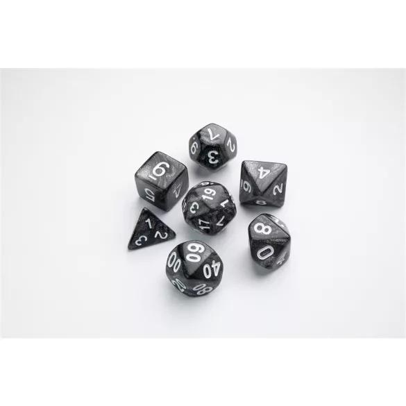 Gamegenic - Galaxy Series - Moon - RPG Dice Set (7pcs)-GGS50014ML