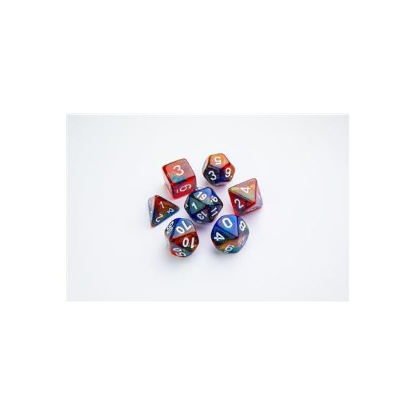 Gamegenic - Galaxy Series - Mars - RPG Dice Set (7pcs)-GGS50015ML