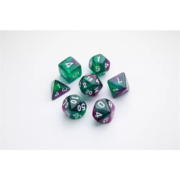 Gamegenic - Galaxy Series - Aurora - RPG Dice Set (7pcs)-GGS50016ML