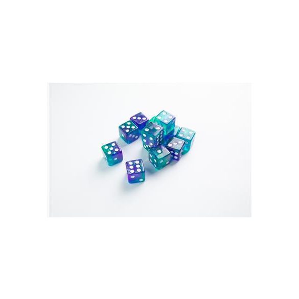 Gamegenic - Galaxy Series - Neptune - D6 Dice Set 16 mm (12 pcs)-GGS50018ML