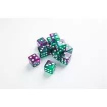 Gamegenic - Galaxy Series - Aurora - D6 Dice Set 16 mm (12 pcs)-GGS50021ML