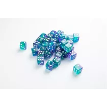 Gamegenic - Galaxy Series - Neptune - D6 Dice Set 12 mm (36 pcs)-GGS50023ML