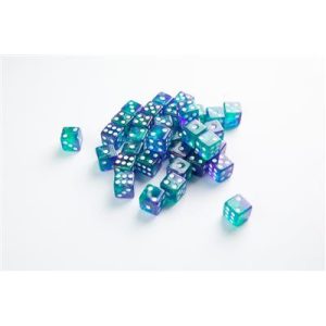 Gamegenic - Galaxy Series - Neptune - D6 Dice Set 12 mm (36 pcs)-GGS50023ML