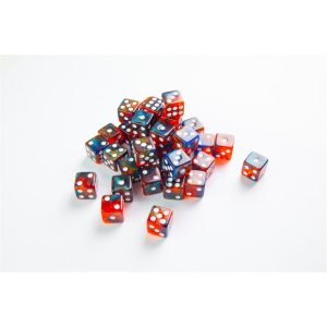 Gamegenic - Galaxy Series - Mars - D6 Dice Set 12 mm (36 pcs)-GGS50025ML