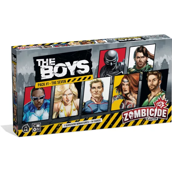 Zombicide: 2nd Edition - The Boys Pack #1: The Seven - EN-ZCD-PR10