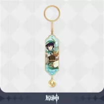 Genshin Impact - Character Drawing Card Metal Keychain - Venti-SAK31868