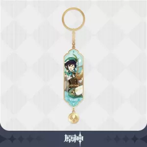 Genshin Impact - Character Drawing Card Metal Keychain - Venti-SAK31868