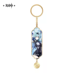 Genshin Impact - Character Drawing Card Metal Keychain - Eula-SAK17061