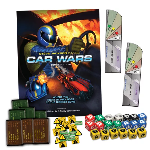 Car Wars 6th Edition Two-Player Starter Set Red/Yellow - EN-SJG2405