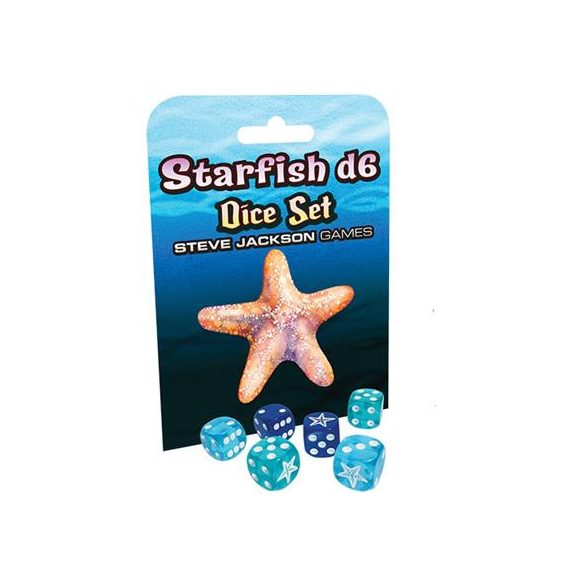 Starfish d6 Dice Set-SJG5900-09