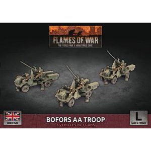 Flames Of War - Bofors SP AA Troop (3x) - EN-BBX74