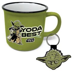 Pyramid Gift Set (Campfire Mug and Keychain) - Star Wars (Yoda Best)-GP85920