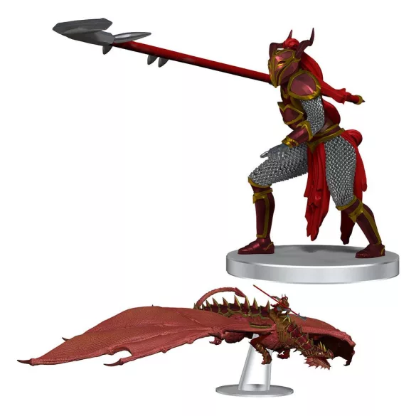 D&D Icons of the Realms: Dragonlance - Red Ruin & Red Dragonnel (Set 25)-96227