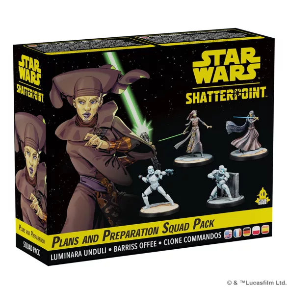 Star Wars: Shatterpoint - Plans and Preparation General Luminara Unduli Squad Pack - EN/FR/DE/PL/ES