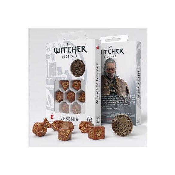 The Witcher Dice Set Vesemir - The Wise Witcher-SWVE03