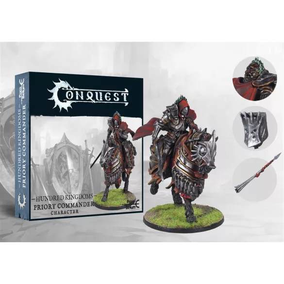 Conquest - Hundred Kingdoms: Priory Commander of the Order of the Crimson Tower - EN-PBW7232