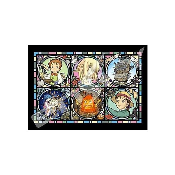 Stained glass Jigsaw Puzzle 208P Characters gallery - Howl's Moving Castle-ENSKY-18831