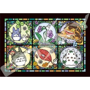 Puzzle Stained Glass 208 P All seasons -My Neighbor Totoro-ENSKY-19273