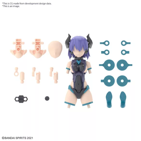 30 Minutes Sisters (30MS) - Option Parts Set 7: Evil Costume (Col. A)-MK65099