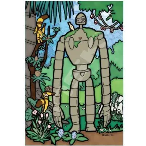 Castle in the Sky - Stained glass Jigsaw Puzzle 126P Robot Gardener-ENSKY-19003