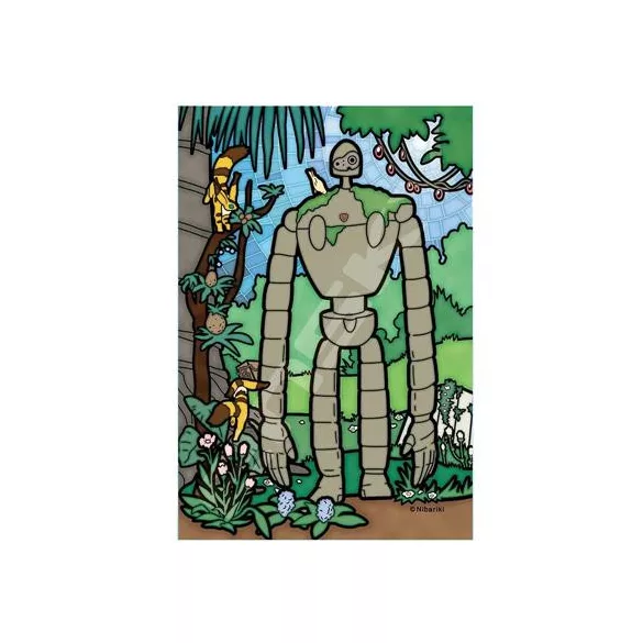 Castle in the Sky - Stained glass Jigsaw Puzzle 126P Robot Gardener-ENSKY-19003