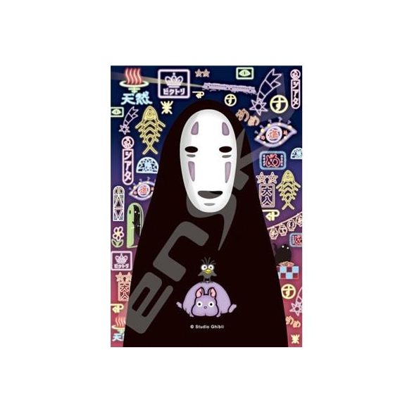 Stained glass Jigsaw Puzzle 126P No Face - Spirited Away-ENSKY-19483