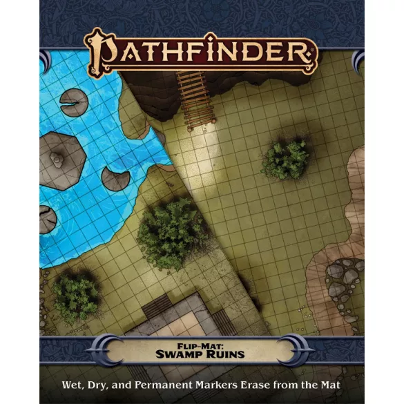 Pathfinder Flip-Mat: Swamp Ruins szerepjátékos játéktérkép