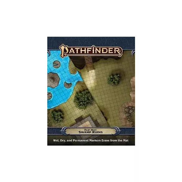 Pathfinder Flip-Mat: Swamp Ruins szerepjátékos játéktérkép