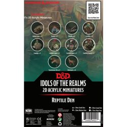 D&D Idols of the Realms: Scales & Tails - Reptile Den- 2D Set - EN-WZK94521
