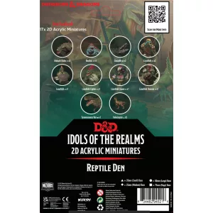 D&D Idols of the Realms: Scales & Tails - Reptile Den - 2D Set-94521