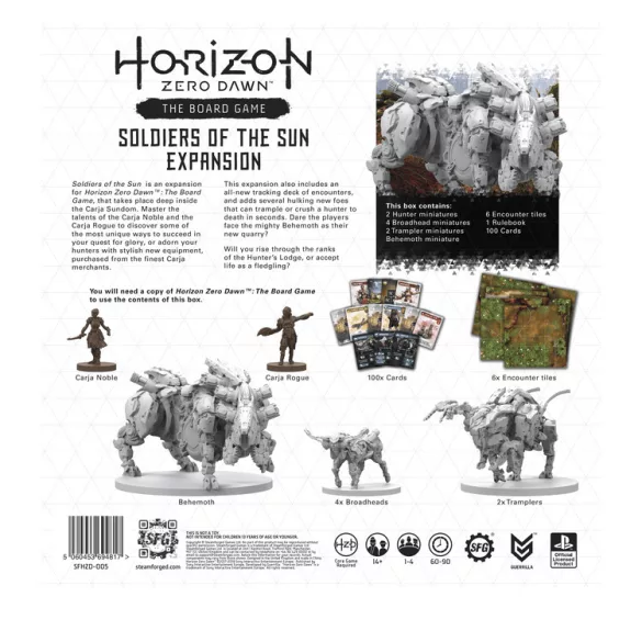 Horizon Zero Dawn The Board Game - The Soldiers of the Sun Expansion (KS Exclusives) - EN