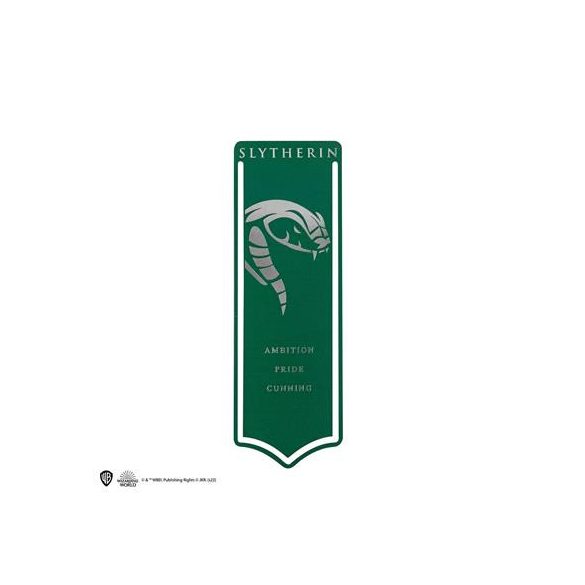 Metal bookmark - Slytherin crest - Harry Potter-MAP5322