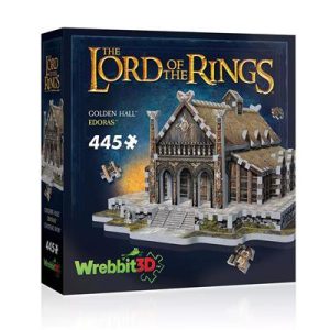 The Lord of the Rings - Wrebbit 3D Puzzle - Golden Hall Edoras - 445pcs-W3D1016