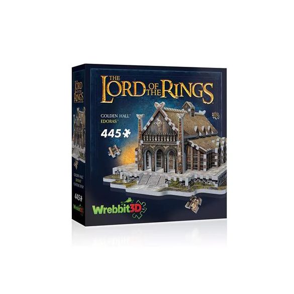 The Lord of the Rings - Wrebbit 3D Puzzle - Golden Hall Edoras - 445pcs-W3D1016