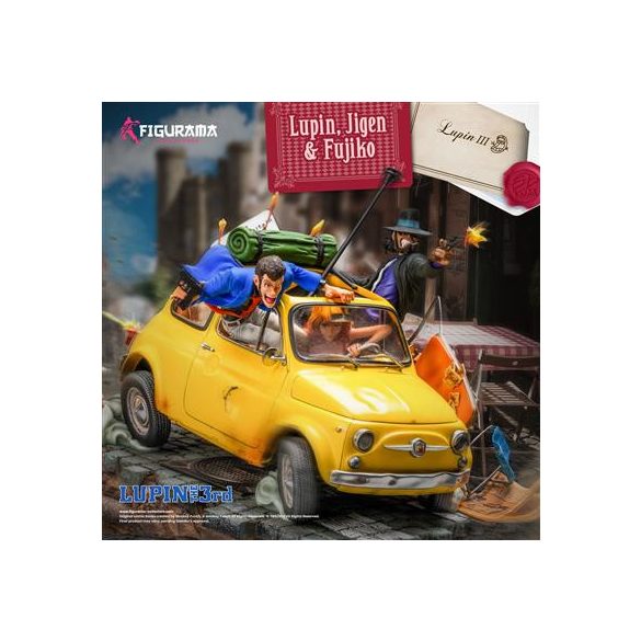Lupin The 3rd - Lupin, Jigen, & Fujiko Elite Diorama Statue 1/8 scale-