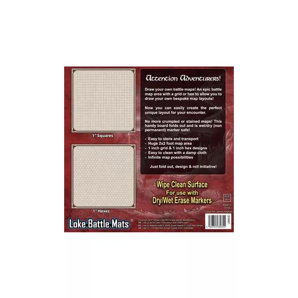 Battle Map Board - Grid & Hex - EN-LBM-030