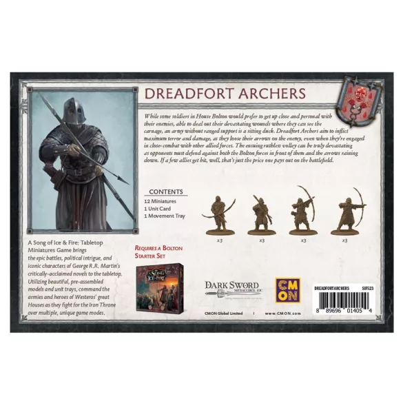 A Song Of Ice And Fire - Dreadfort Archers miniatűr - angol kiadás