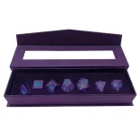 Phandelver Campaign 7RPG Heavy Metal Dice kockaszett Dungeons & Dragonshoz – Royal Purple and Sky Blue