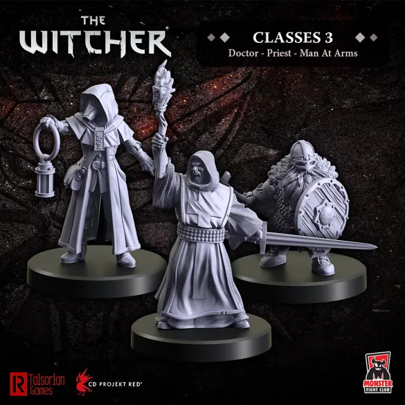 MFC - The Witcher Miniatures - Classes 03 - Doctor, Priest, Man-at-Arms-MFC70006