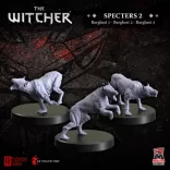 MFC - The Witcher Miniatures - Specters 2 - Barghests-MFC70020