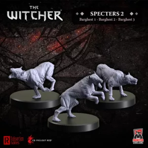 MFC - The Witcher Miniatures - Specters 2 - Barghests-MFC70020