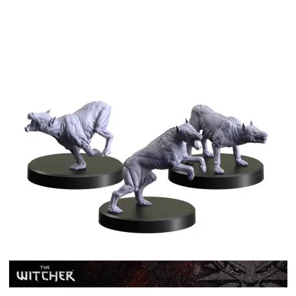 MFC - The Witcher Miniatures - Specters 2 - Barghests-MFC70020