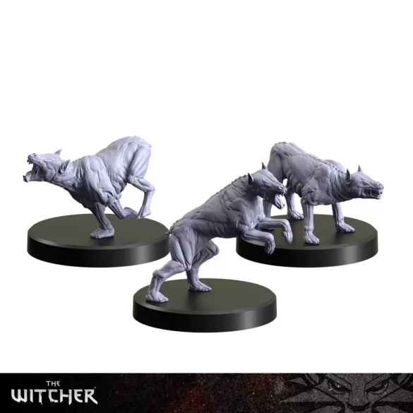 MFC - The Witcher Miniatures - Specters 2 - Barghests-MFC70020