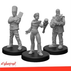 MFC - Cyberpunk Red Miniatures - Edgerunners H - Fixer, Media, Solo-MFC33021
