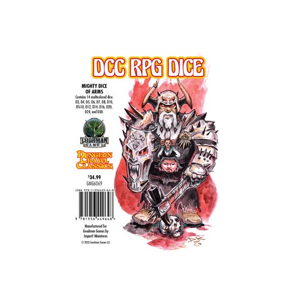 DCC Dice: Mighty Dice of Arms-GMG6069
