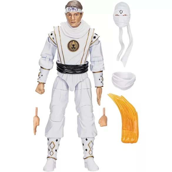 Power Rangers Lightning Coll. Mighty Morphin X Cobra Kai Daniel LaRusso Morphed White Crane Ranger-F77685L00