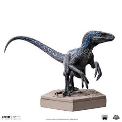Jurassic Park Icons - Velociraptor B Blue Statue-UNIVJP75422-IC