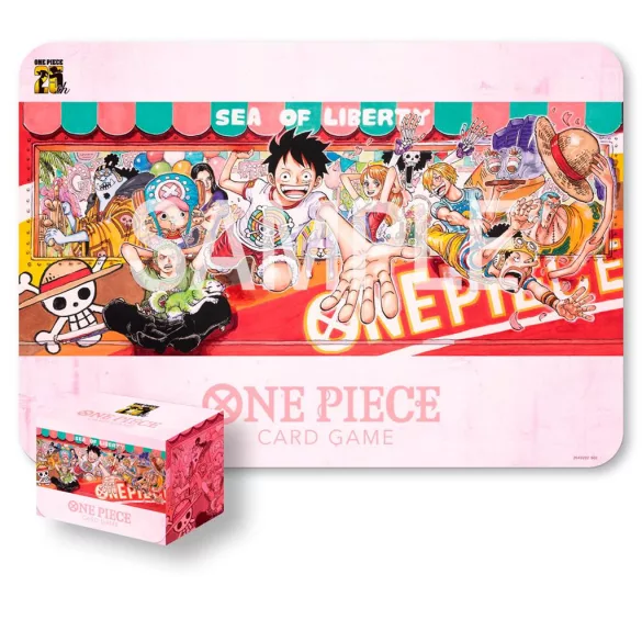 One Piece Card Game - Playmat and Card Case Set -25th Edition--2672688