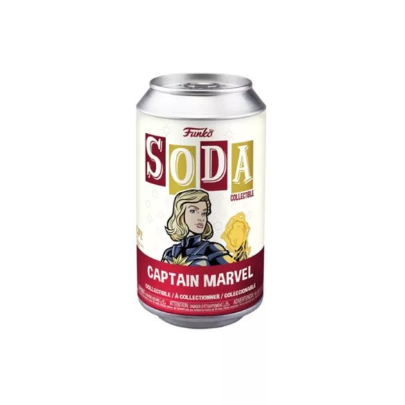 Funko POP! Vinyl SODA: Marvel - Captain Marvel w/Ch (5+1 chase figure)-FK68764